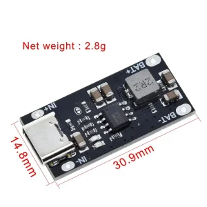USB Type C 3A High Current IP2312 Polymer Ternary Lithium Battery Quick Fast Charging Board Charger Module