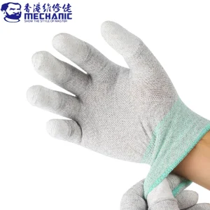 Mechanic AS-02 Carbon Fiber ESD Anti-Static PU Coated Gloves