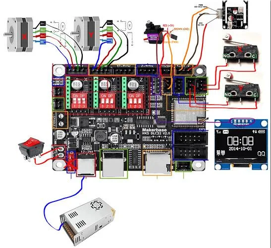 Makerbase MKS DLC32 V2.1 32-Bit ESP32 Laser CNC Control Board with Wi-Fi - Image 6