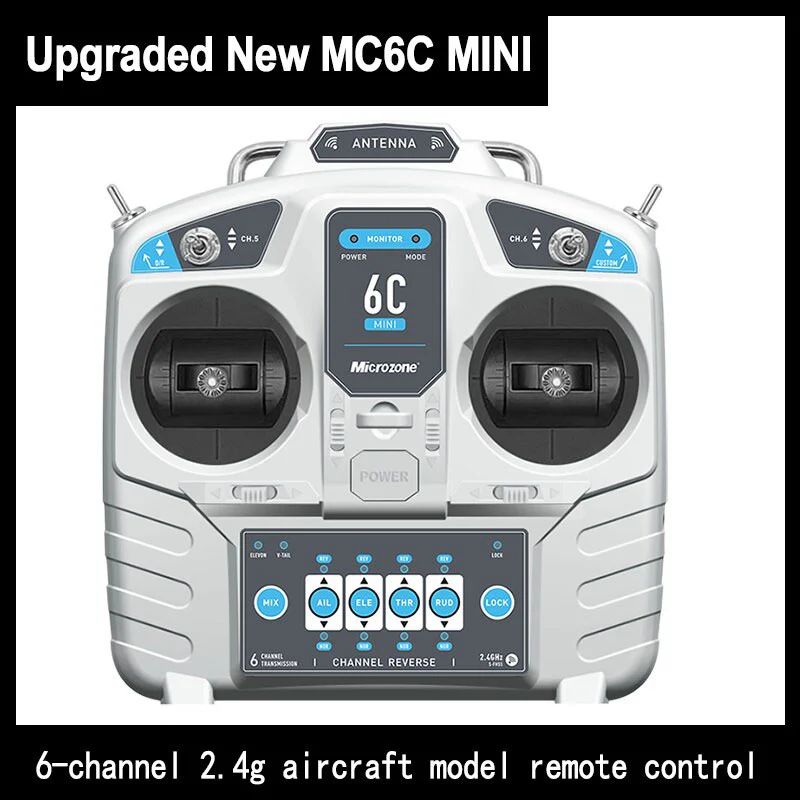 Microzone MC6C Mini 2.4GHz 6CH Remote Controller with MC6RE Receiver – Mode 2 - Image 3