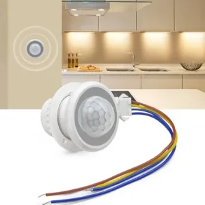 Mini PIR Motion Sensor Light Switch 110-220V Adjustable Time Delay