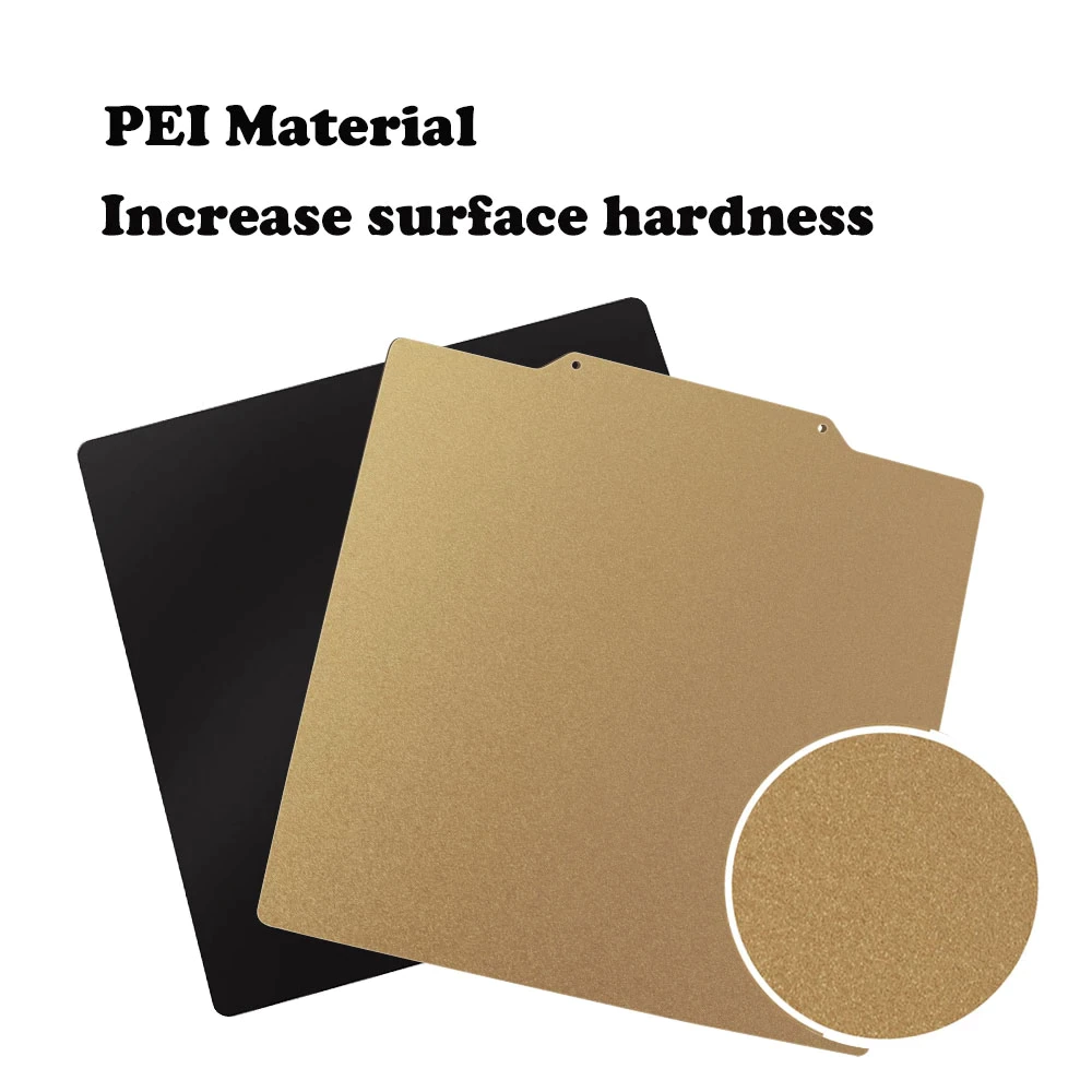 400mm × 400mm Double-Sided PEI Spring Steel Sheet With Magnetic Base - Image 3