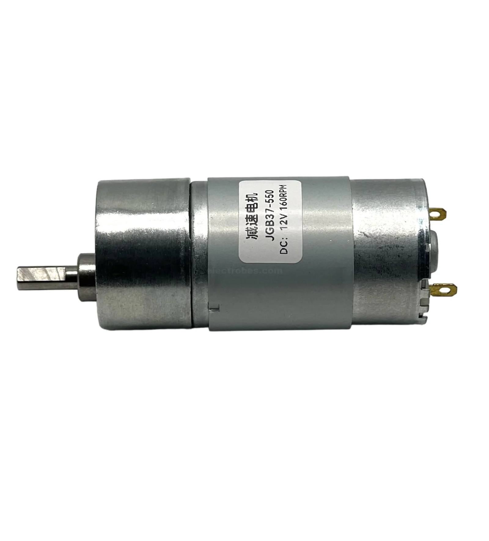 JGB37-550 DC 12V 160RPM High-Torque Metal Gear Motor - Image 2