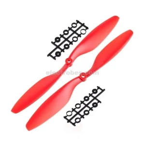 1045 Propeller Pair CW & CCW 10 Inch 10×4.5 for RC Drone, FPV & Multirotor – Red