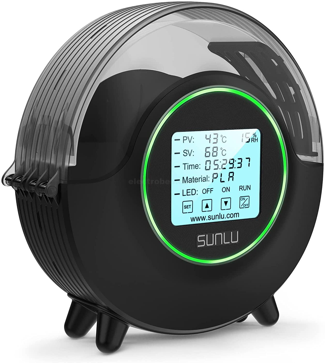 SUNLU S2 Filament Dryer 70°C with 360° Surround Heating & LED Touchscreen - Image 6