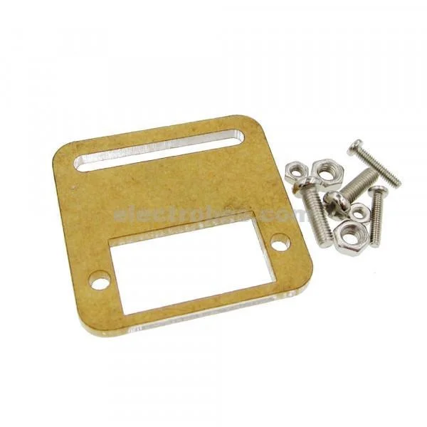 Acrylic Mounting Bracket for SG90 MG90 Servo Motor - Image 2