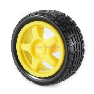 65mm Smart Robot Car Tyre Wheel for Gear Motor