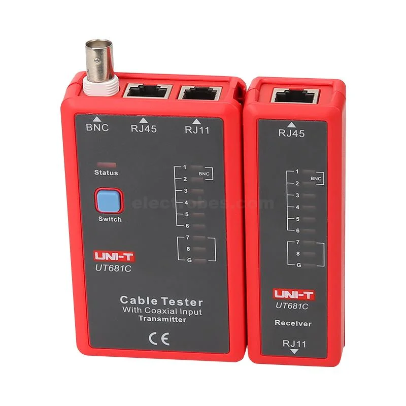 UT681 UNI-T RJ11 RJ45 BNC Network Wire Cable Conductivity Tester - Image 3
