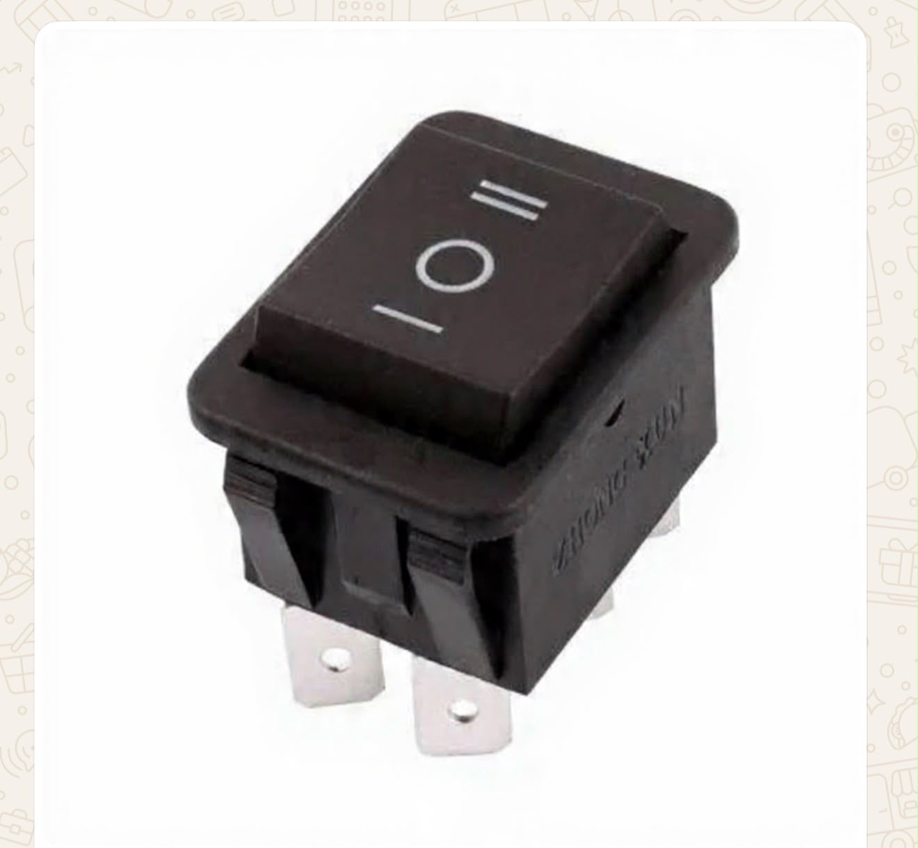 KCD4 Rocker Switch DPDT 2-State
