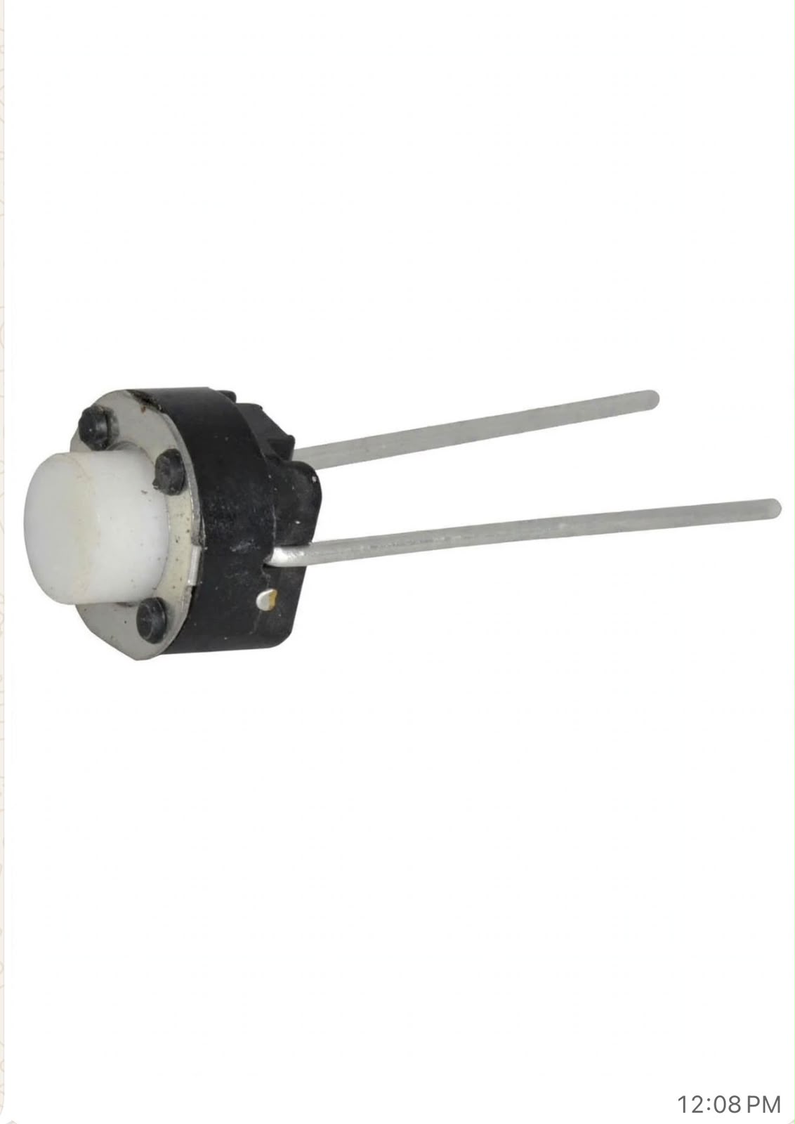 Round Momentary Tactile Push Button Switch – 2 Pin