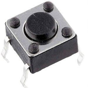 5×5×4.3mm Momentary Tactile Push Button Switch – 4 Pin