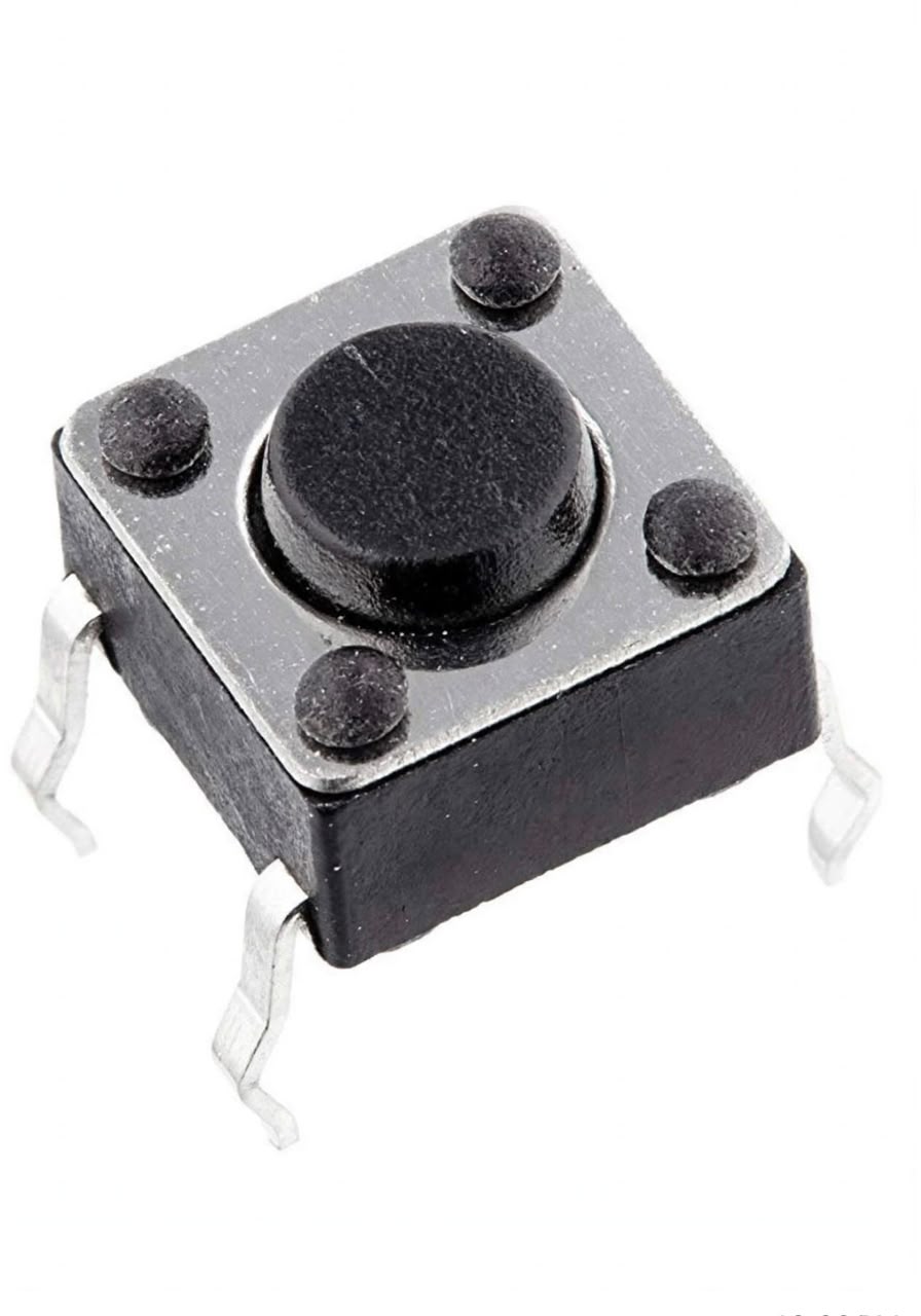 5×5×4.3mm Momentary Tactile Push Button Switch – 4 Pin