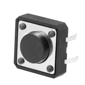 12x12x5mm Momentary Tactile 4-Pin Pushbutton Switch