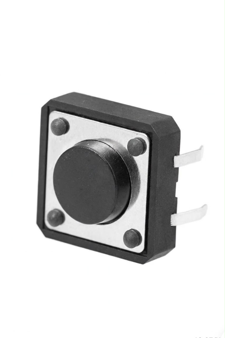 12x12x5mm Momentary Tactile 4-Pin Pushbutton Switch