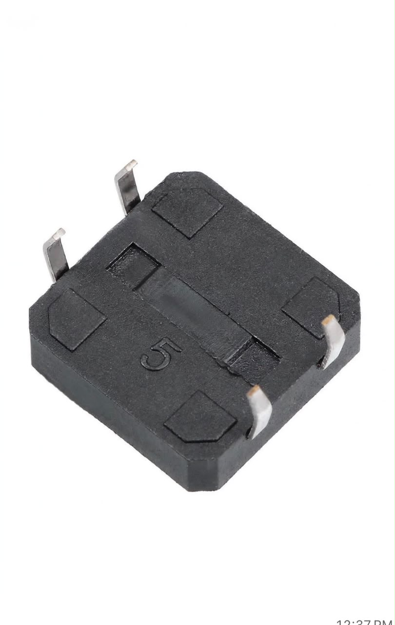 12x12x5mm Momentary Tactile 4-Pin Pushbutton Switch - Image 2