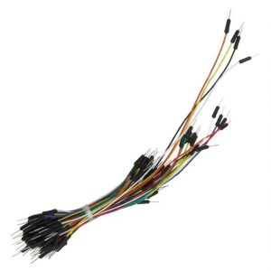 65-Piece Male-to-Male Breadboard Jumper Wire Set – Assorted Lengths