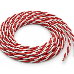 1 Meter 2-Core Twisted Hard Jumper Wire Cable