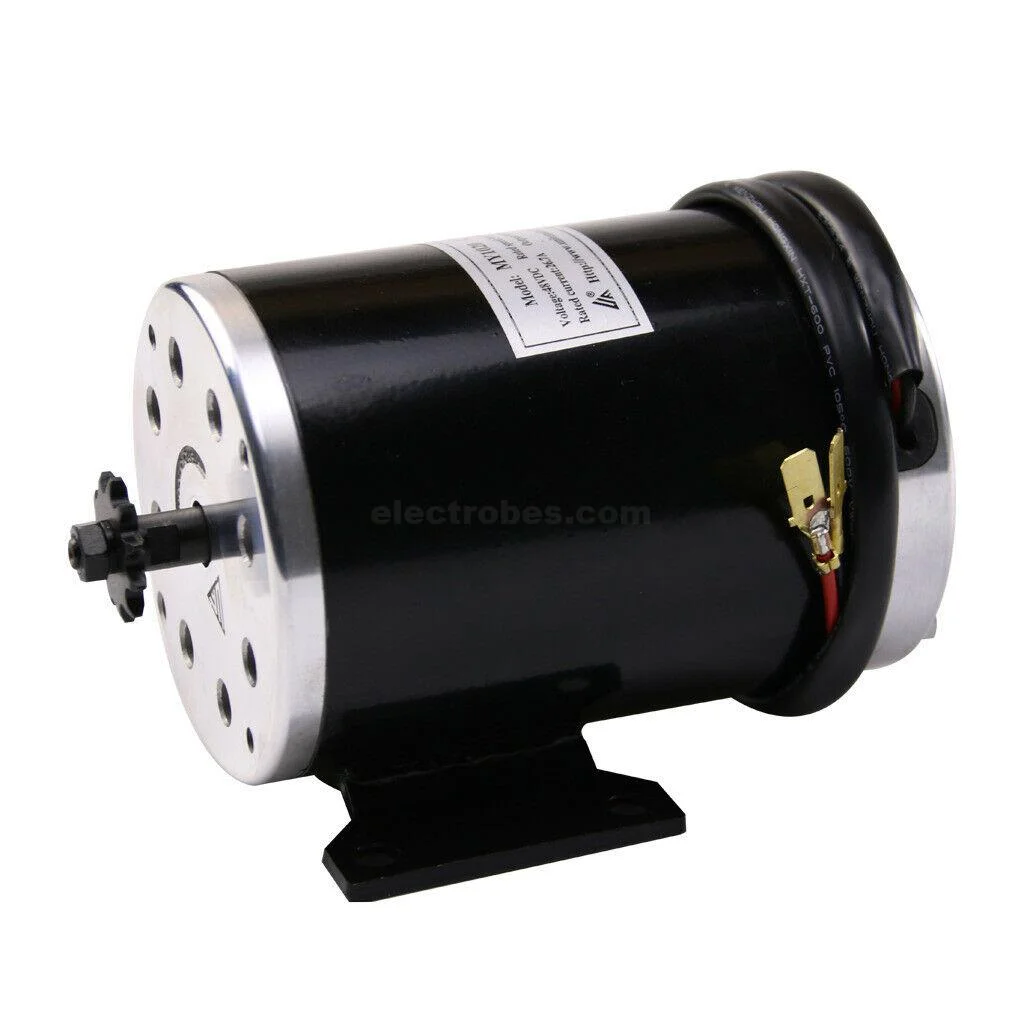 MY1020 48V 1000W 3000RPM Brushed DC Motor Kit with Speed Controller & Foot Pedal - Image 2