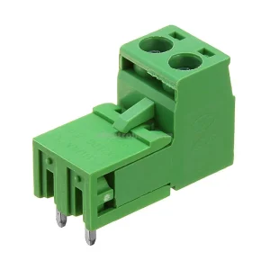 2-Pin 5.08mm Right-Angle PCB Mount Removable Terminal Block