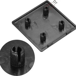 ABS Plastic End Cap Cover for Aluminum Extrusion Profile 4040 Dual Slot of 20mm