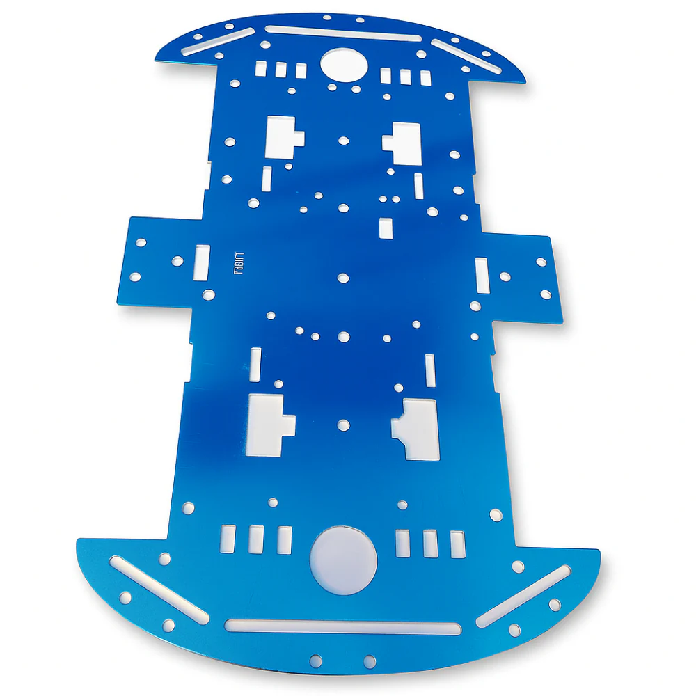 Aluminum Smart Car Chassis 4WD Base Plate - Image 3