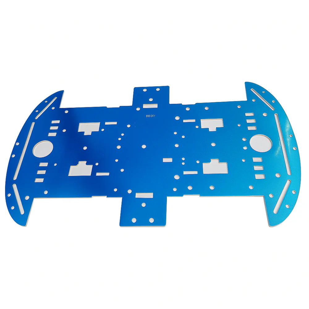 Aluminum Smart Car Chassis 4WD Base Plate - Image 2