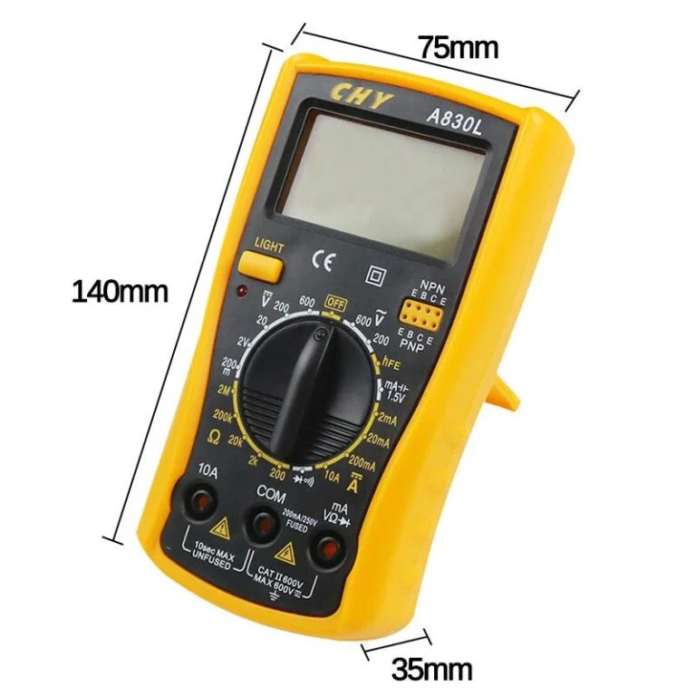 CHY A830L High Quality DMM Digital LCD Display Multimeter - Image 2