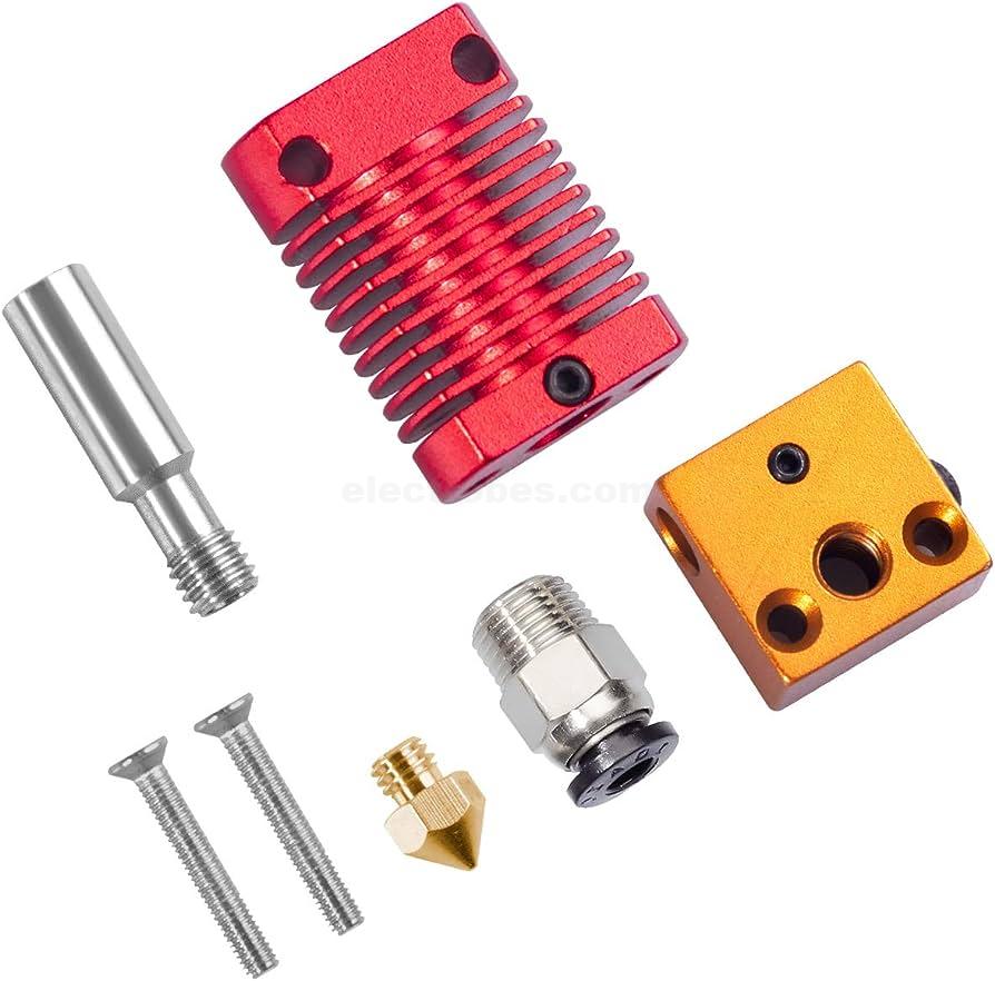 Ender 3 MK8 Hotend Assembled Kit 12V/24V 40W with Aluminum Heating Block - Image 4