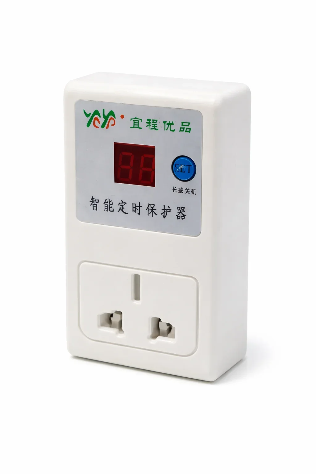 220V Digital Countdown Timer Socket – 99-Hour Automatic Power Switch