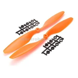1045 Propeller Pair CW & CCW 10 Inch 10×4.5 for RC Drone, FPV & Multirotor – Orange