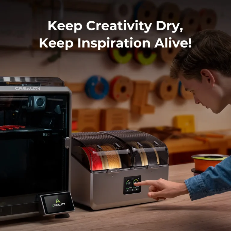 Creality Space Pi X4 Filament Dryer Plus – 4-Spool 3D Printer Filament Dehydrator - Image 8