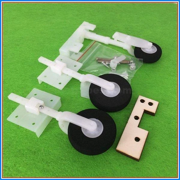 SU-27 RC Aircraft Model Landing Gear Front Steering Wheel Set - Image 2