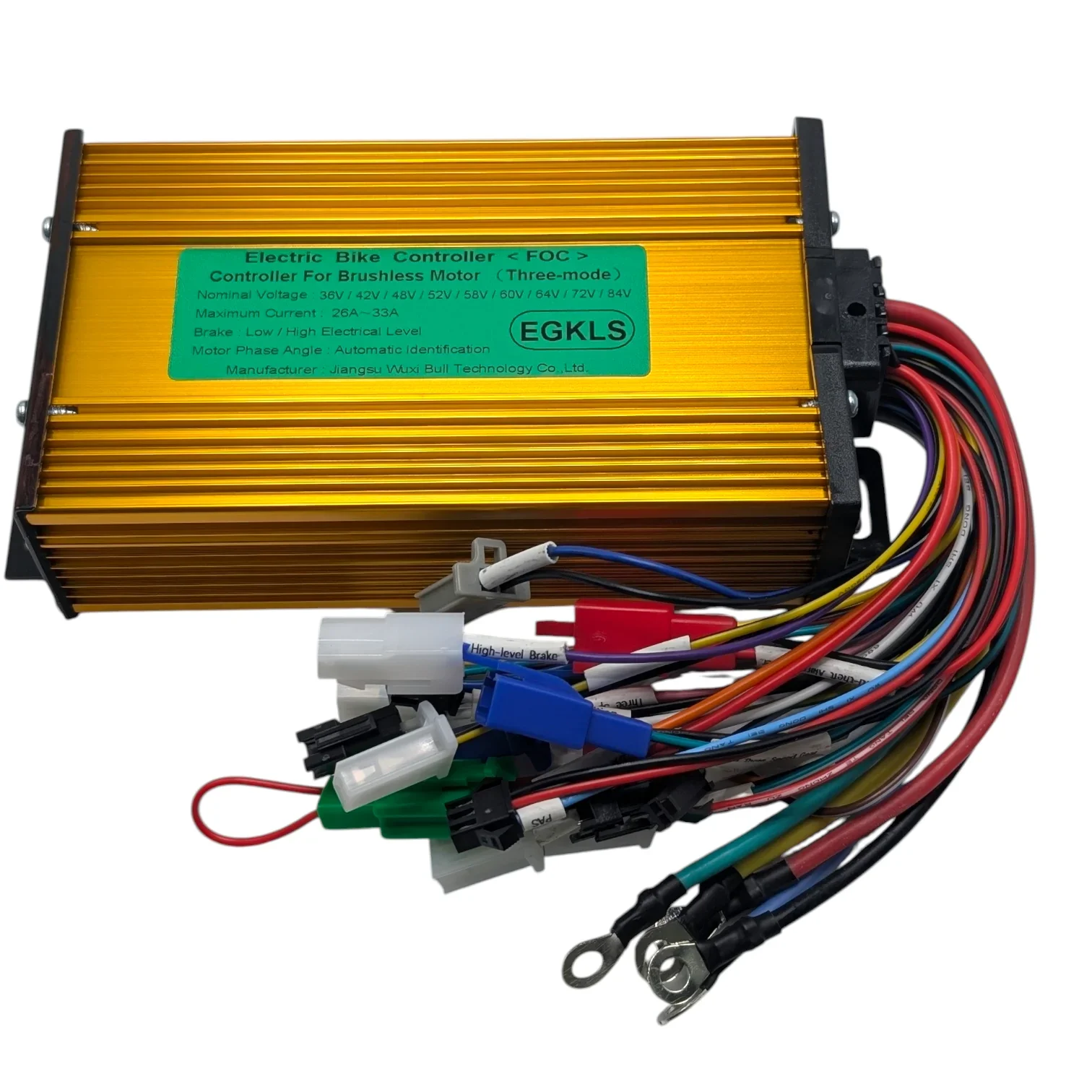 DC 36–72V 26–33A Brushless Motor Intelligent Sine Wave Controller for E-Bike & Scooter - Image 3