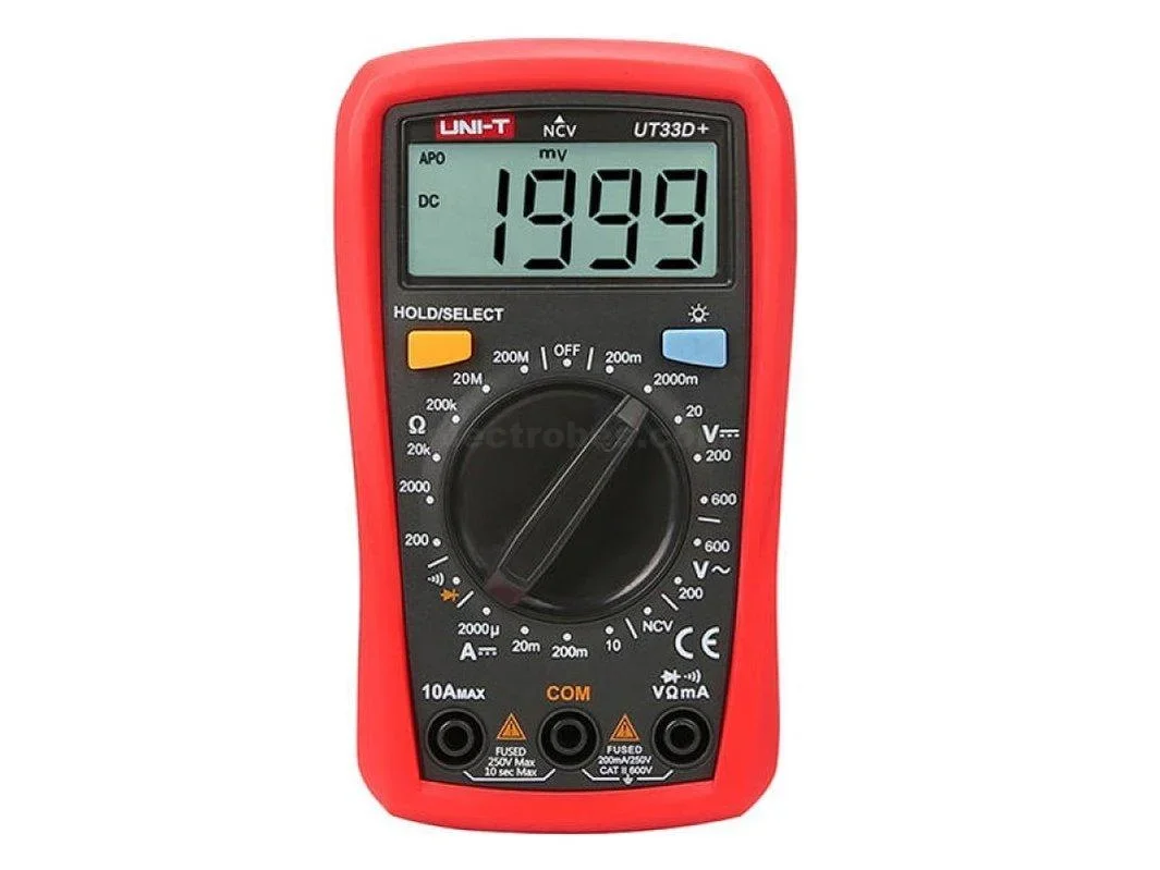 UNI-T UT33D+ Palm Size Digital Multimeter
