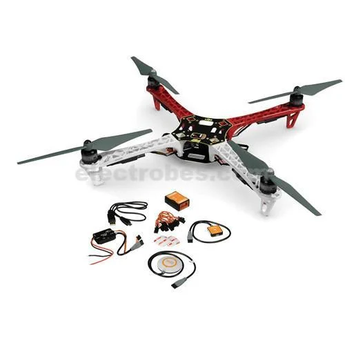 F450 Quadcopter Multicopter Frame Kit – Red & White - Image 3