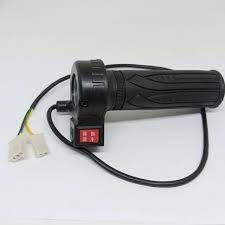 Electric Bicycle Throttle Handle with 3-Speed Switch and Starter Switch