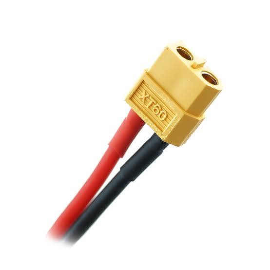 XT60 Battery Extension Male Cable Adapter 10cm Awg14 Connecting Wire - Image 2