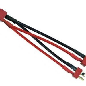 Deans T-Plug Parallel Battery Connector Cable Extension Y Splitter