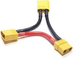 XT60 Series Battery Connector Cable Extension Delta Splitter - Image 2
