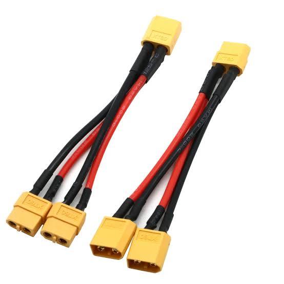 XT60 Parallel Battery Connector Cable Extension Y Splitter F16768 - Image 2