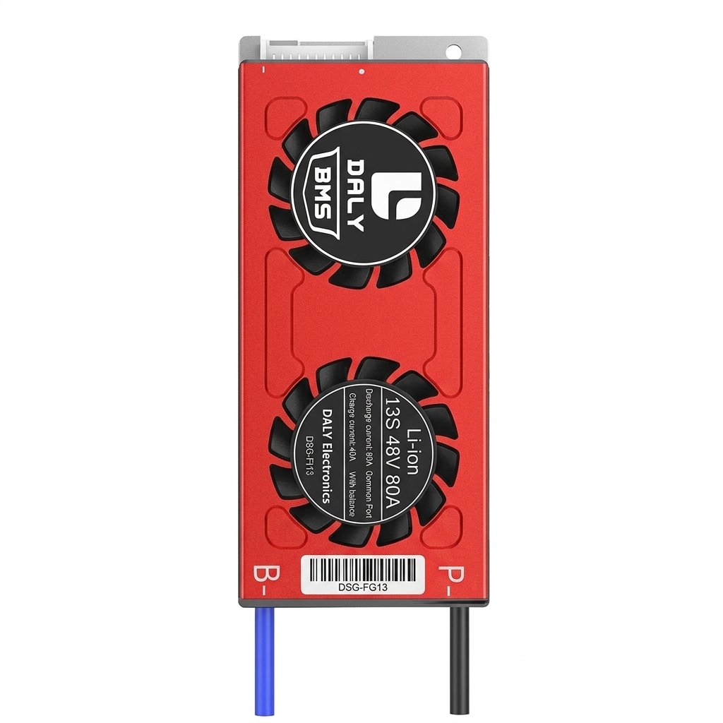 DALY BMS Li-ion 13S 48V 80A BMS Battery Management System for 18650 Battery Pack Balanced Charging Board
