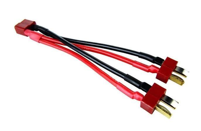 Deans T-Plug Parallel Battery Connector Cable Extension Y Splitter - Image 4