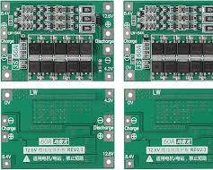 3S 60A 12.6V Cell 18650 Li-ion Lithium Battery Charging BMS Board Balanced Charging Module