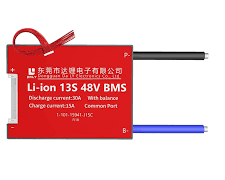 DALY BMS Li-ion 13S 48V 20A BMS Battery Management System for 18650 Battery Pack Balanced Charging Board