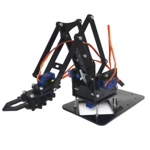4 DOF Acrylic Robot Arm with Gripper Cla