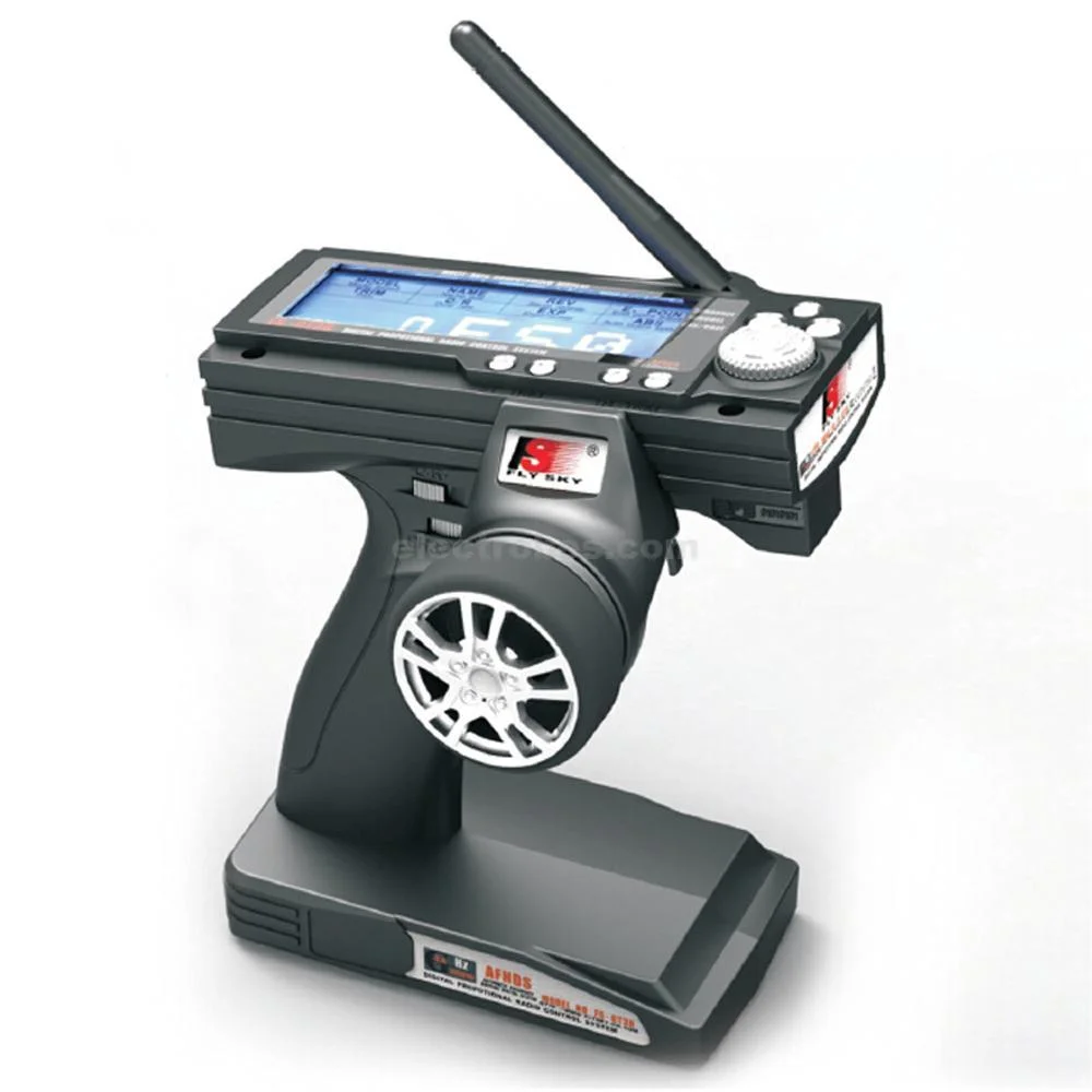 Flysky FS-GT3B 2.4GHz 3CH RC Radio Transmitter & Receiver Set – Black - Image 3
