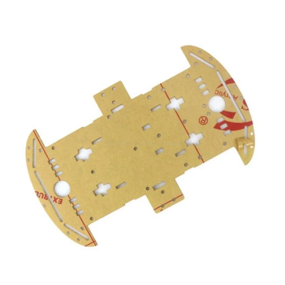 4WD Smart Robot Car Acrylic Chassis Plate