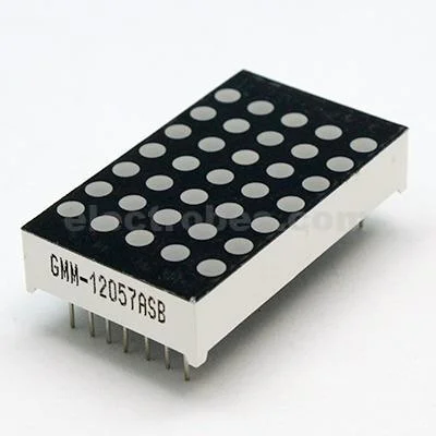 7×5 LED Dot Matrix 40x50mm