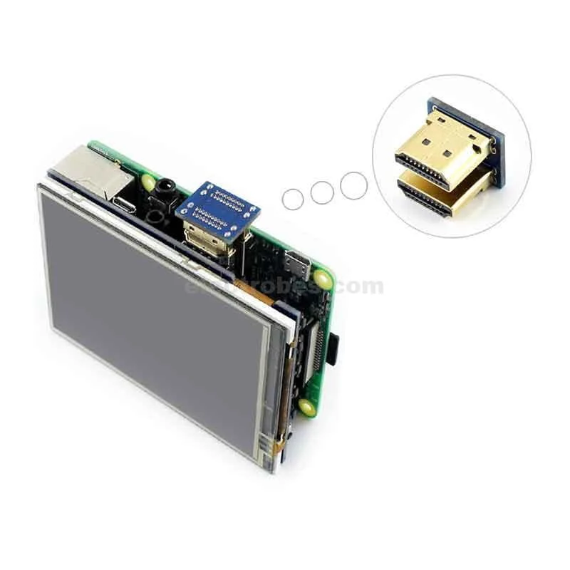 HDMI to HDMI Connector for 5 inch Raspberry Pi Screen Connection with Raspberry Pi 3 - Image 3