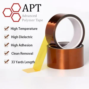 10mm x 33m High Temperature Heat Resistant Kapton Polyimide Adhesive Tape
